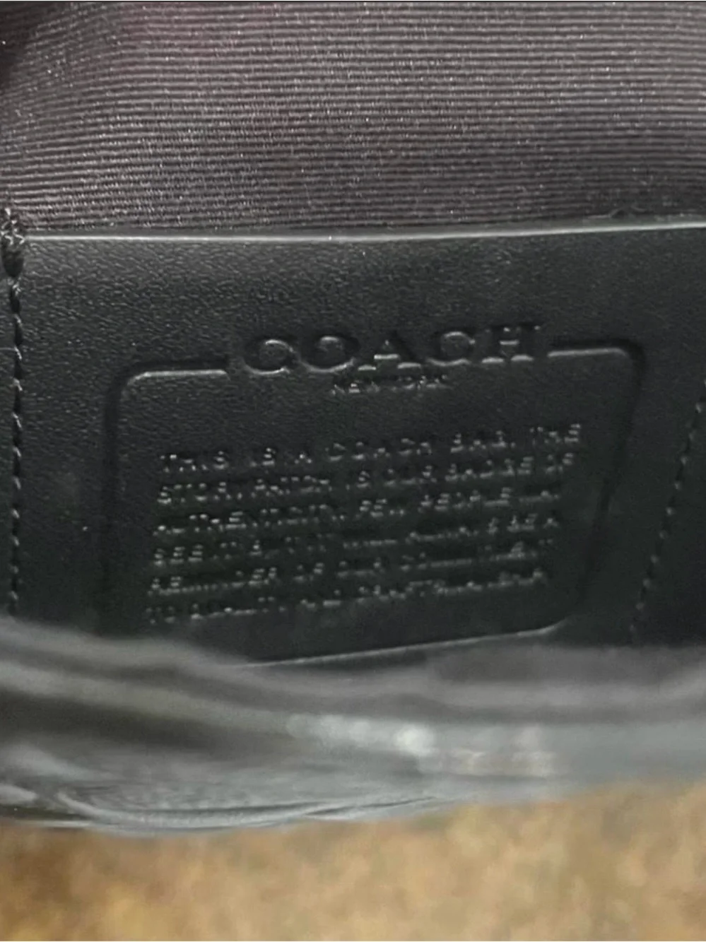 COACH messenger bag